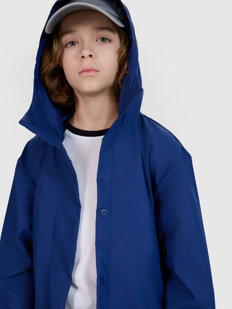 Kurtka przejściowa przeciwdeszczowa z gumową powłoką dziecięca 4F 4FJWSS25TJACU213-31S
