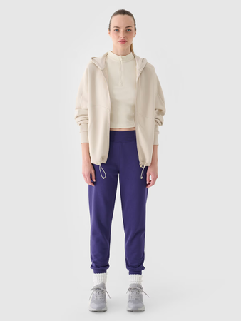 Spodnie dresowe joggery damskie 4F 4FWMM00TTROF0946-31S