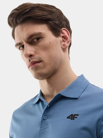 Koszulka polo gładka męska 4F
