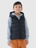 Bezrękawnik chłopięcy  puchowy z wypełnieniem syntetycznym 4F 4FJWSS25TVJAM169-20S