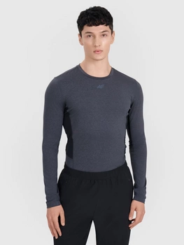 Longsleeve treningowy szybkoschnący męski 4F 4FWMM00TFLOM507-22M