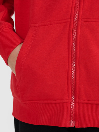 Bluza dresowa rozpinana z kapturem chłopięca 4F 4FJRAW25TSWSM2488-62S
