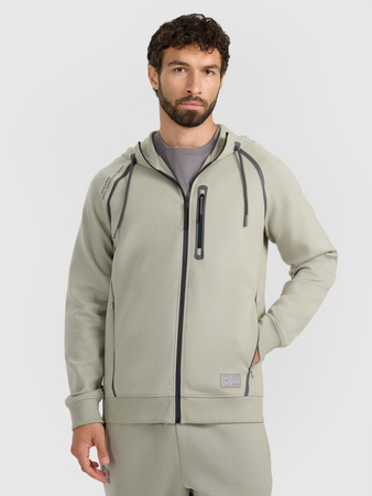 Bluza dresowa rozpinana z kapturem męska 4F 4FRAW25TSWSM2456-47S