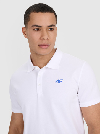 Koszulka polo męska 4F 4FWSS25TPTSM704-10S