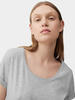 T-shirt regular gładki damski 4F 4FMM00TTSHF732-27M