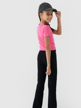 Dziewczęcy top basic t-shirt 4F 4FJWSS25TTSHF1852-54S