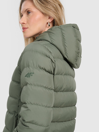 Kurtka puchowa z wypełnieniem naturalnym damska 4F 4FRAW25TDJAF0800-43S