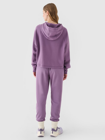 Spodnie dresowe joggery damskie 4F 4FRAW24TTROF1151-50S