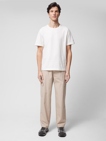 Spodnie tkaninowe cargo męskie Outhorn OTHWSS24TTROM637-83S