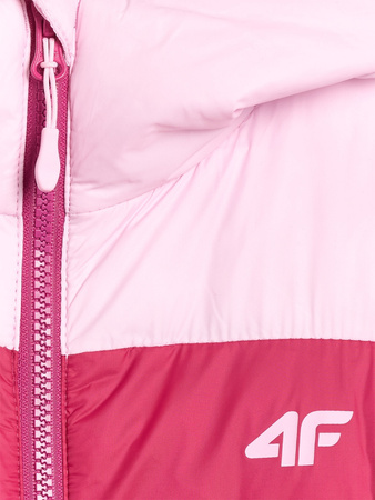 Kurtka puchowa z wypełnieniem syntetycznym dziewczęca 4F 4FJRAW25TDJAF0771-54S