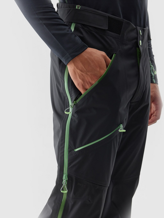 4F Spodnie męskie skiturowe 4FPRO membrana Dermizax 20000 4FAW23TFTRM373-21S Czarny