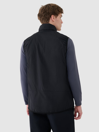 Męska kamizelka trekkingowa puchowa z wypełnieniem Primaloft Black 4F 4FWSS25TVJAM177-22S