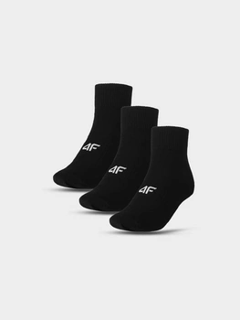 Skarpetki casual za kostkę (3-pack) chłopięce 4F Junior 4FJWMM00USOCU330-21S