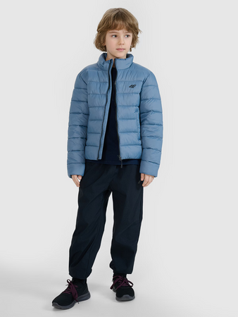 Kurtka chłopięca puchowa z wypełnieniem syntetycznym 4F 4FJWSS25TDJAM520-32S