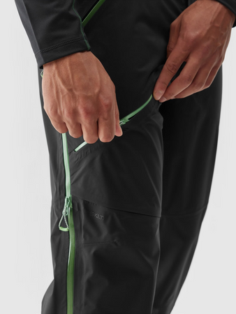 4F Spodnie męskie skiturowe 4FPRO membrana Dermizax 20000 4FAW23TFTRM373-21S Czarny