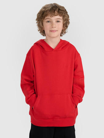 Bluza dresowa nierozpinana z kapturem chłopięca 4F 4FJRAW25TSWSM2490-62S