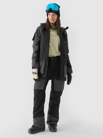 Spodnie snowboardowe membrana 10000 damskie 4F 4FWAW24TFTRF701-20S