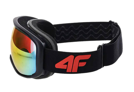 Gogle narciarskie z lustrzaną powłoką chłopięce 4F Junior 4FJWAW24AGOGU042-21S
