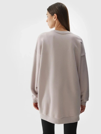 Bluza dresowa nierozpinana bez kaptura damska 4F 4FAW23TSWSF0764-56S