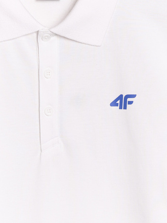 Koszulka polo męska 4F 4FWSS25TPTSM704-10S