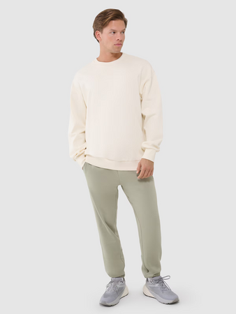 Bluza męska dresowa oversize nierozpinana bez kaptura 4F 4FWSS25TSWSM1536-80S-12S