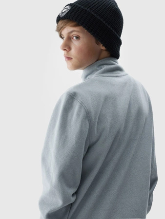 Polar regular ze stójką chłopięcy - szary 4F Junior