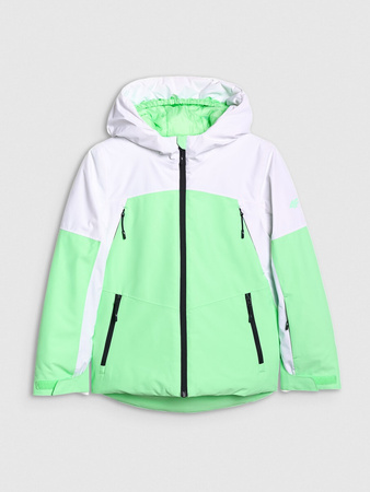 Kurtka narciarska membrana 8000 dziewczęca 4F 4FJRAW25TTJAF1037-42N