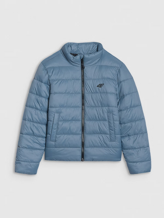 Kurtka chłopięca puchowa z wypełnieniem syntetycznym 4F 4FJWSS25TDJAM520-32S