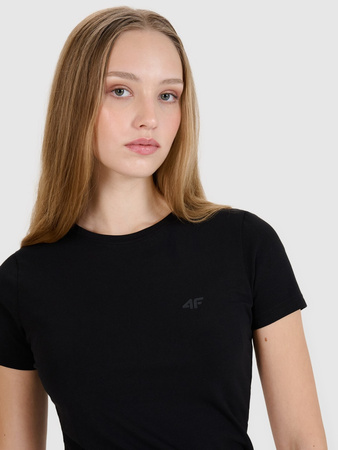 T-shirt slim damski (ZESTAW KOSZULEK 2 SZT.) 4F 4FRMM00TTSHF2709-20S