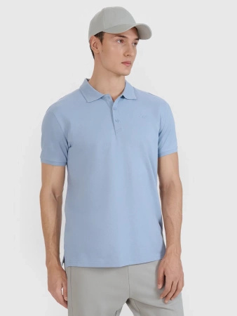 Koszulka męska polo 4F (ZESTAW KOSZULEK 2 SZT.) 2P-SS-4FWSS25TPTSM407-92S