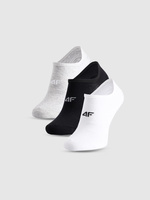 Skarpety casual stopki męskie (ZESTAW 3 szt.) 4F 4FWMM00USOCM477-90S