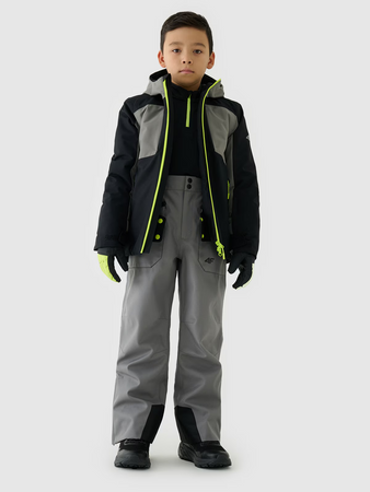 Spodnie narciarskie membrana 8000 chłopięce 4F Junior 4FJWAW24TFTRM655-24S