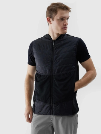 Kamizelka męska do biegania w terenie z wypełnieniem primaloft black eco 4F