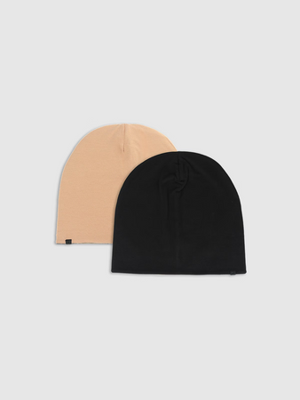 Czapka beanie dwustronna dziecięca 4F 4FJWSS25ACAPU505-82S