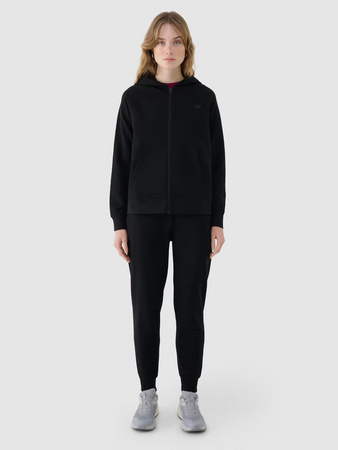 Bluza dresowa rozpinana z kapturem damska 4F 4FWMM00TSWSF1763-20S