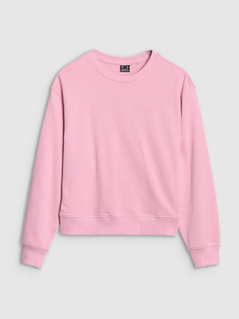 Bluza dresowa nierozpinana bez kaptura damska 4F 4FWMM00TSWSF1765-56S