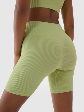 Legginsy kolarki bezszwowe treningowe damskie 4F 4FWSS25TFSTF014-42S