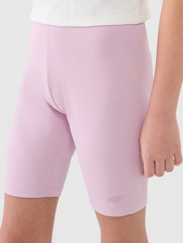 Legginsy kolarki dzianinowe dziewczęce 4F 4FJWSS25TSTIF014-56S