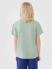 T-shirt oversize gładki chłopięcy 4F 4FJWSS25TTSHM2324-41S