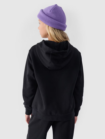 Bluza dresowa nierozpinana z kapturem dziewczęca 4F Junior 4FJWMM00TSWSF1316-20S