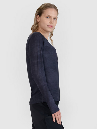 Longsleeve rowerowy szybkoschnący damski 4F 4FWSS25TFLOF344-20A