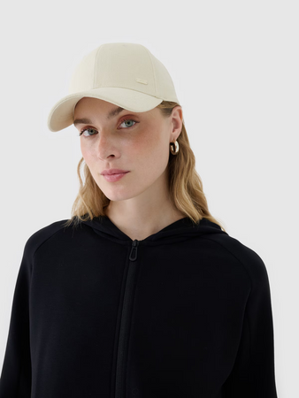 Bluza damska dresowa rozpinana z modalem 4F 4FWSS25TSWSF1577-20S