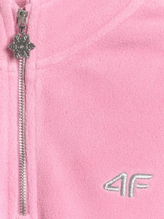 Polar oversize 4FWarm ze stójką dziewczęcy 4F 4FJRAW25TFLEF441-54S