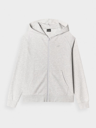 Bluza dresowa rozpinana z kapturem damska 4F 4FWMM00TSWSF1763-27M