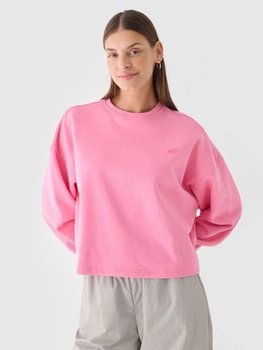 Bluza dresowa nierozpinana bez kaptura damska 4F 4FWAW24TSWSF1305-54S