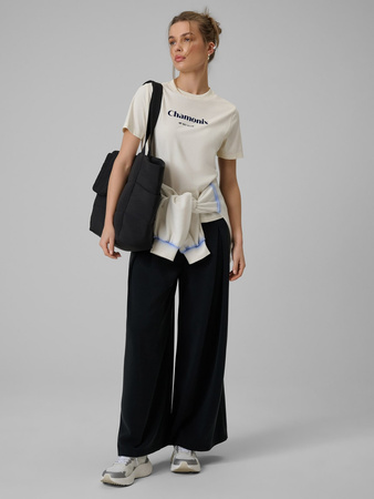 T-shirt loose z nadrukiem damski 4F 4FRAW25TTSHF3409-12S