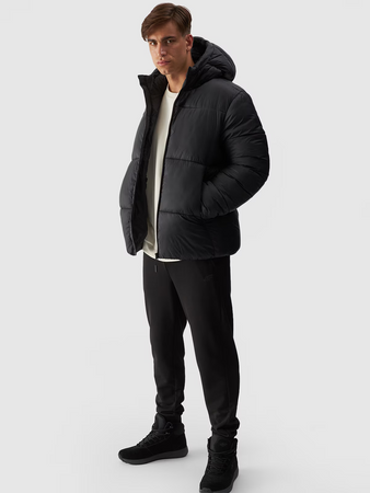 Kurtka zimowa puchowa z syntetycznym wypełnieniem męska 4F 4FWAW24TDJAM480-20S