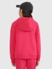 Bluza dziewczęca dresowa rozpinana z kapturem 4F 4FJWSS25TSWSF1706-55S