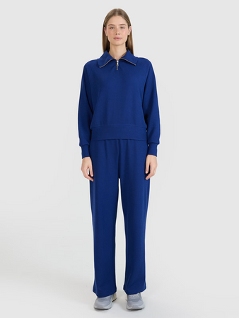 Spodnie oversize z szerokimi nogawkami damskie 4F 4FRSS25TTROF1397-31S