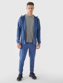 Bluza treningowa rozpinana z kapturem męska 4F 4FWAW24TFSWM405-32S